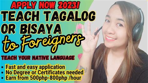 Hiring in Tagalog.